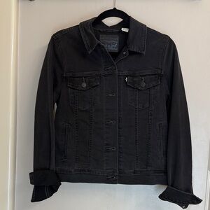 Classic Black Denim Jacket for Women